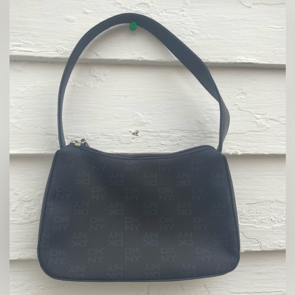 DKNY Black Small Women's Hand Bag Mini Baguette Bag